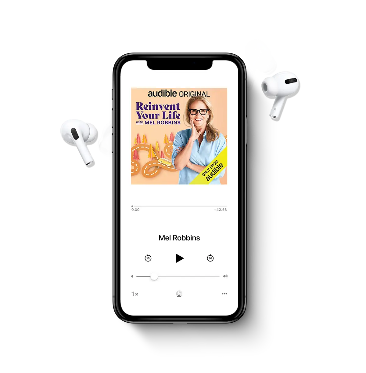 Reinvent Your life by Mel Robbins audiobook cover